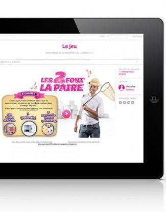 Jeu en ligne - Communication digital - Agence CMM