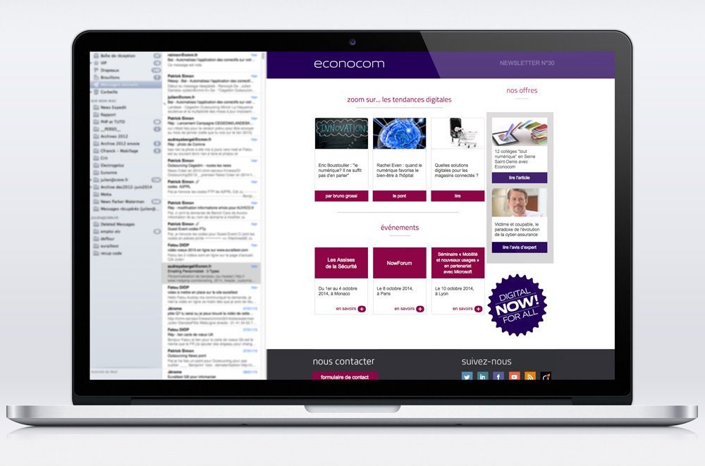 Exemple newsletter - Econocom