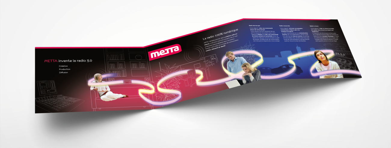 trifold plaquette metta